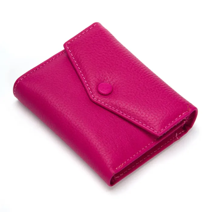 Кошелек Bright Женский кожа DR. BOND WS-20 plum-red