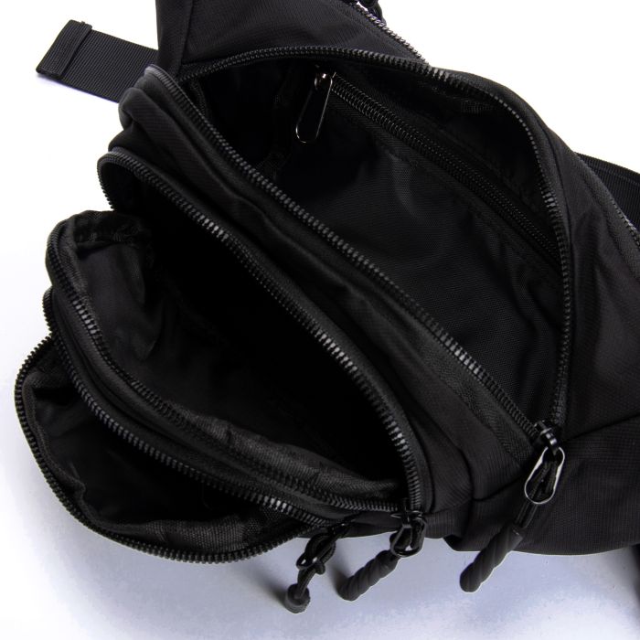 Сумка Мужская На пояс нейлон Lanpad 61056 black
