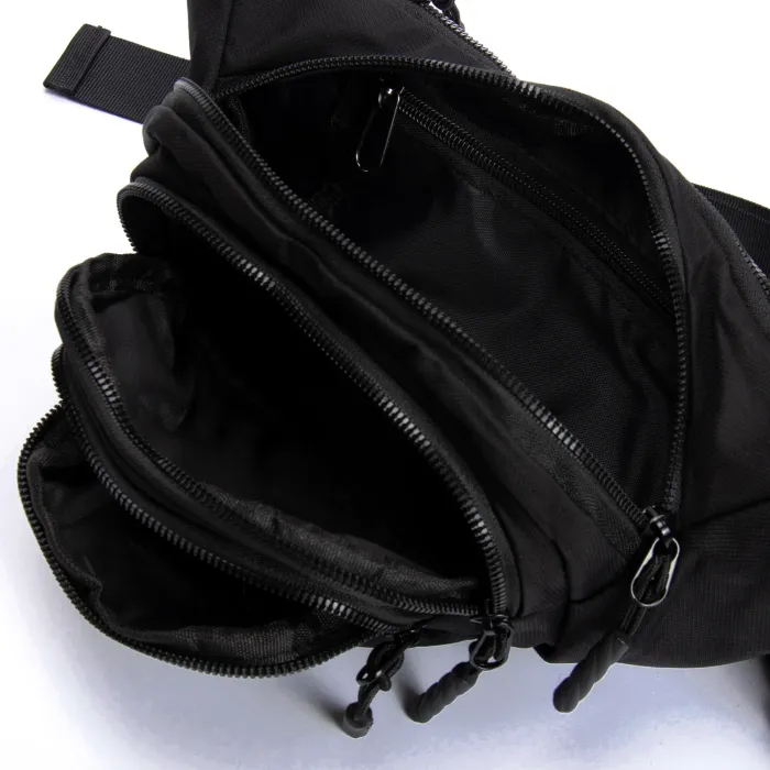 Сумка Мужская На пояс нейлон Lanpad 61056 black