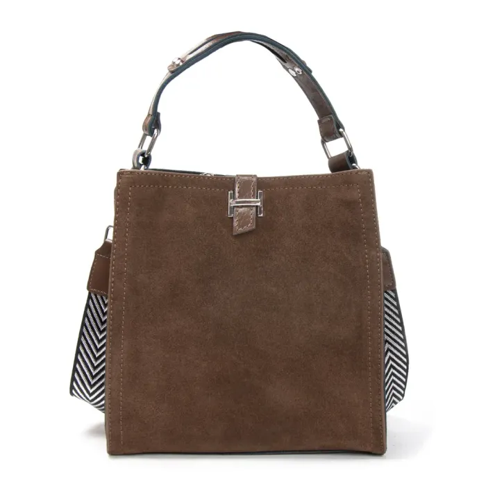 Сумка Женская Классическая замш ALEX RAI 9701-1 khaki