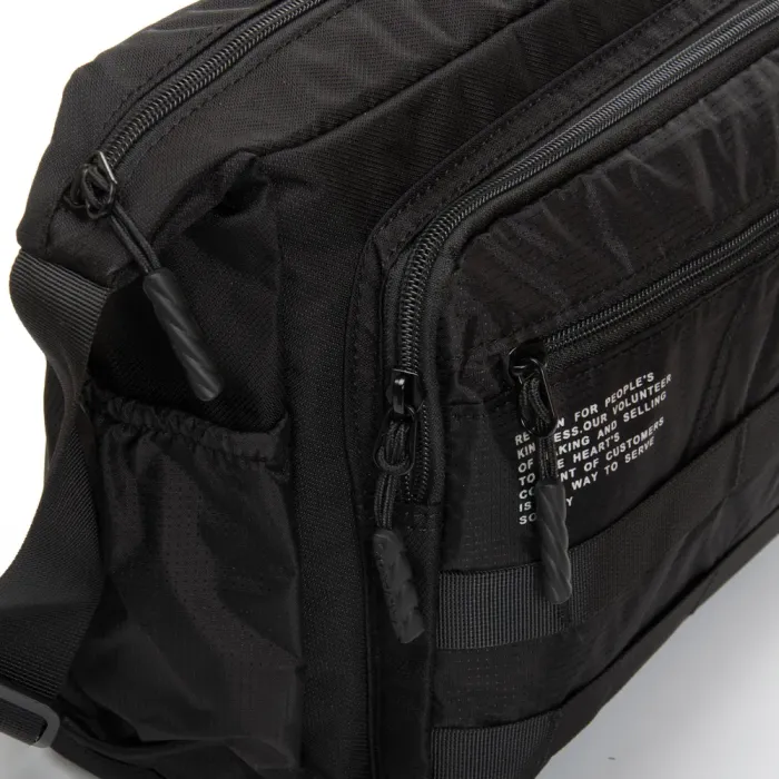 Сумка Мужская На Плечо нейлон Lanpad 98217 black почтальон