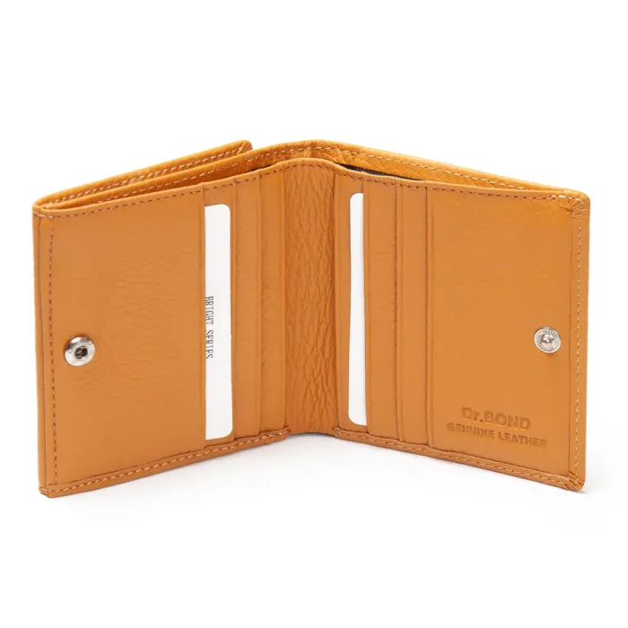 Кошелек Bright Женский кожа DR. BOND WS-219 yellow