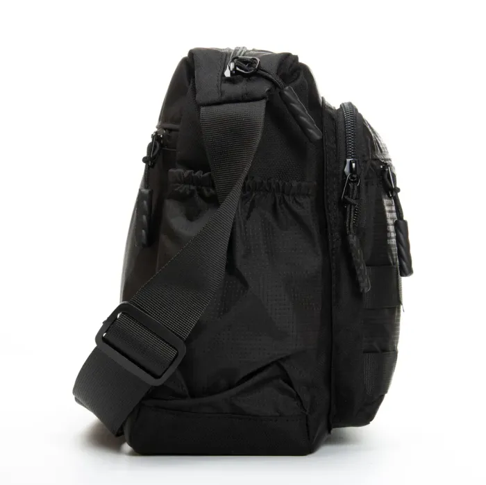 Сумка Мужская На Плечо нейлон Lanpad 98217 black почтальон