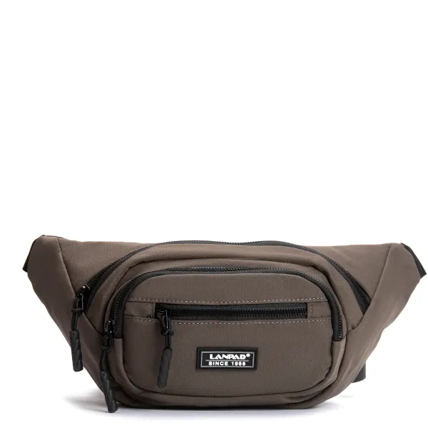 Сумка Мужская На пояс нейлон Lanpad 61057 brown