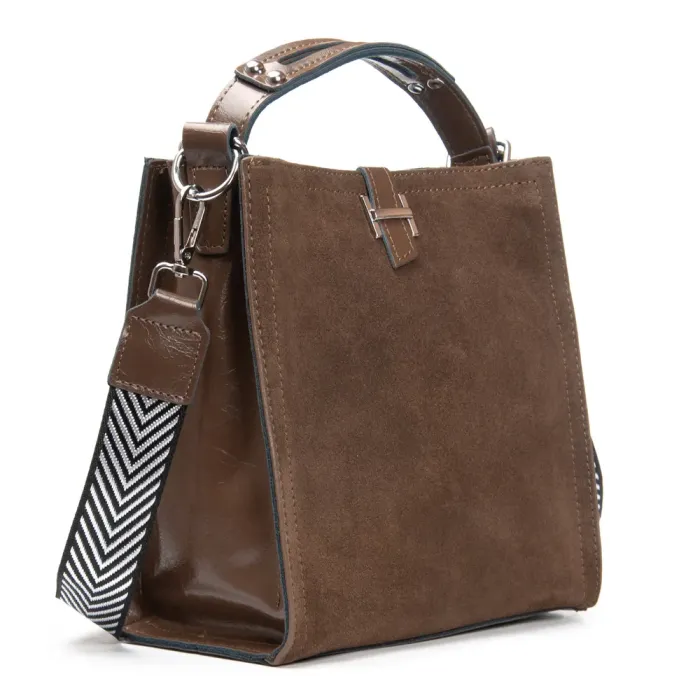 Сумка Женская Классическая замш ALEX RAI 9701-1 khaki