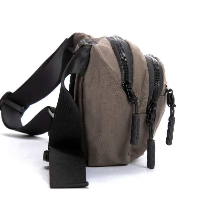 Сумка Мужская На пояс нейлон Lanpad 61057 brown