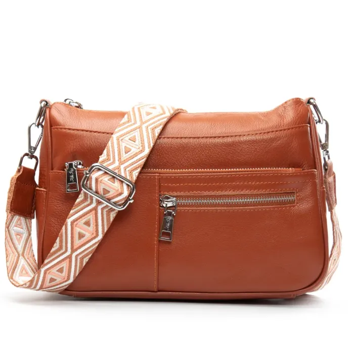 Сумка Женская Классическая кожа ALEX RAI 2041-9 camel