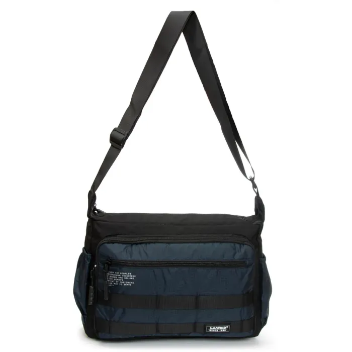 Сумка Мужская На Плечо нейлон Lanpad 98217 blue почтальон