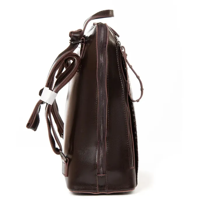 Сумка Женская Рюкзак кожа ALEX RAI 8629 brown