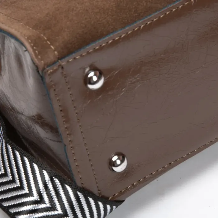 Сумка Женская Классическая замш ALEX RAI 9701-1 khaki