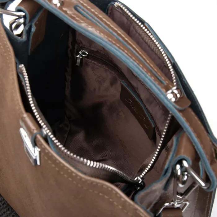 Сумка Женская Классическая замш ALEX RAI 9701-1 khaki