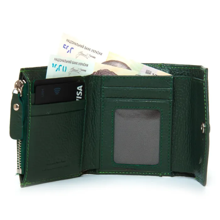Кошелек Bright Женский кожа DR. BOND WS-20 green