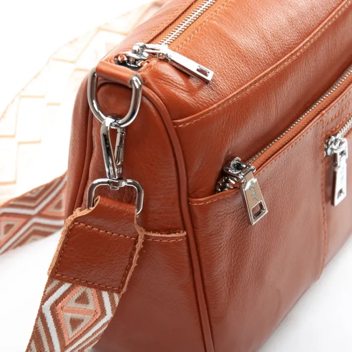 Сумка Женская Классическая кожа ALEX RAI 2041-9 camel