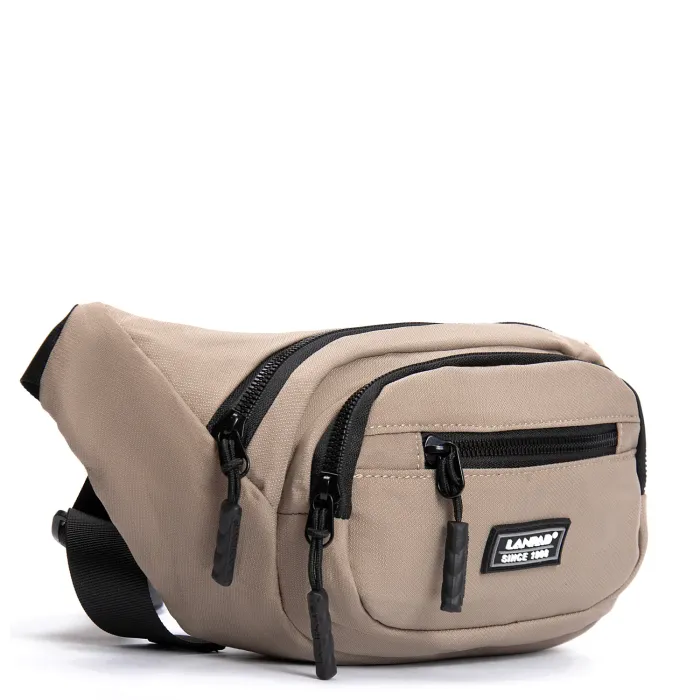 Сумка Мужская На пояс нейлон Lanpad 61057 khaki