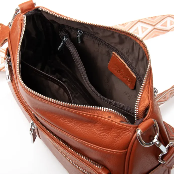 Сумка Женская Классическая кожа ALEX RAI 2041-9 camel