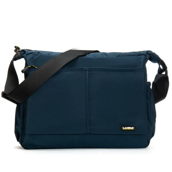 Сумка Мужская На Плечо нейлон Lanpad 8652 blue почтальон