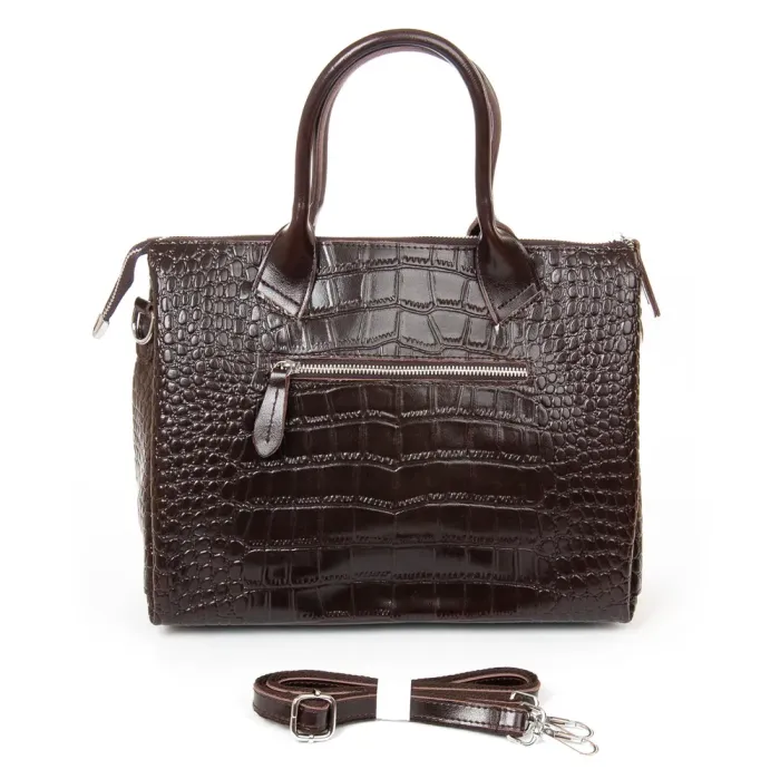 Сумка Женская Классическая кожа ALEX RAI 1560-1 brown