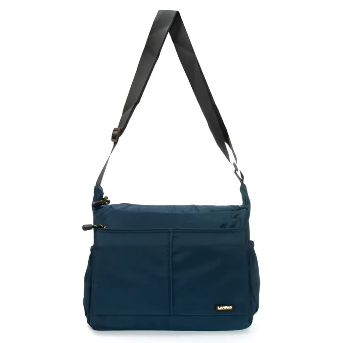 Сумка Мужская На Плечо нейлон Lanpad 8652 blue почтальон