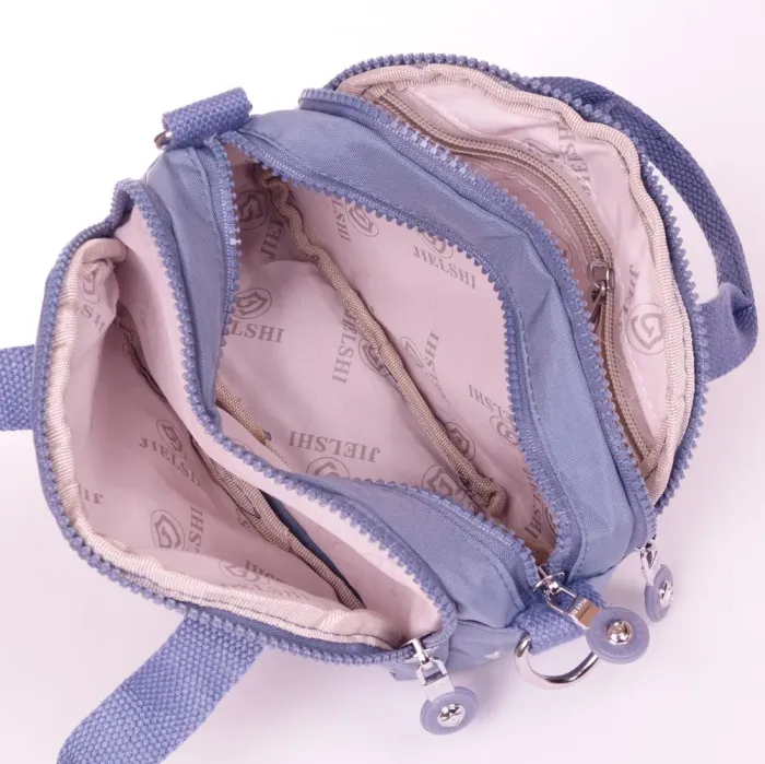 Сумка Женская Текстиль полиамид Jielshi B122 l.blue