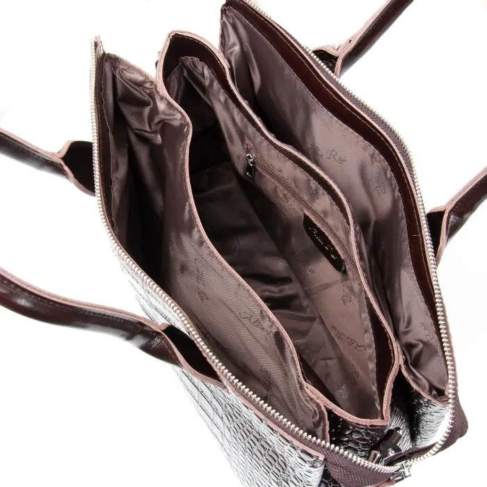 Сумка Женская Классическая кожа ALEX RAI 1560-1 brown