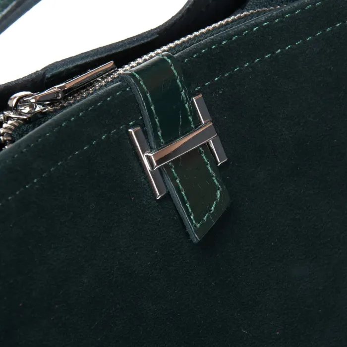 Сумка Женская Классическая замш ALEX RAI 9701-1 green