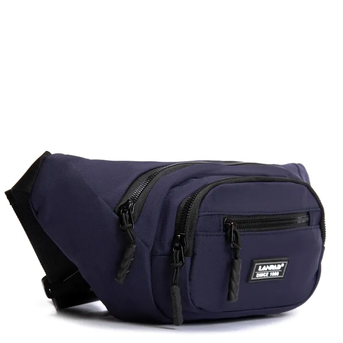 Сумка Мужская На пояс нейлон Lanpad 61057 blue