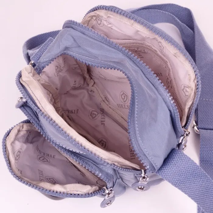 Сумка Женская Текстиль полиамид Jielshi C23 l.blue