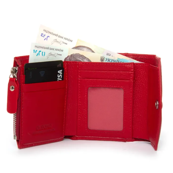 Кошелек Bright Женский кожа DR. BOND WS-20 red
