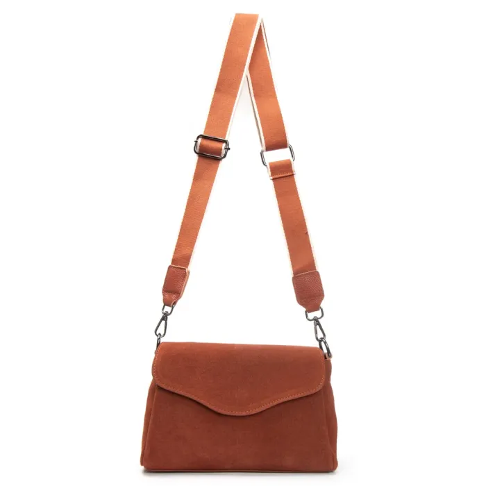 Сумка Женская Классическая замш ALEX RAI 99118 camel