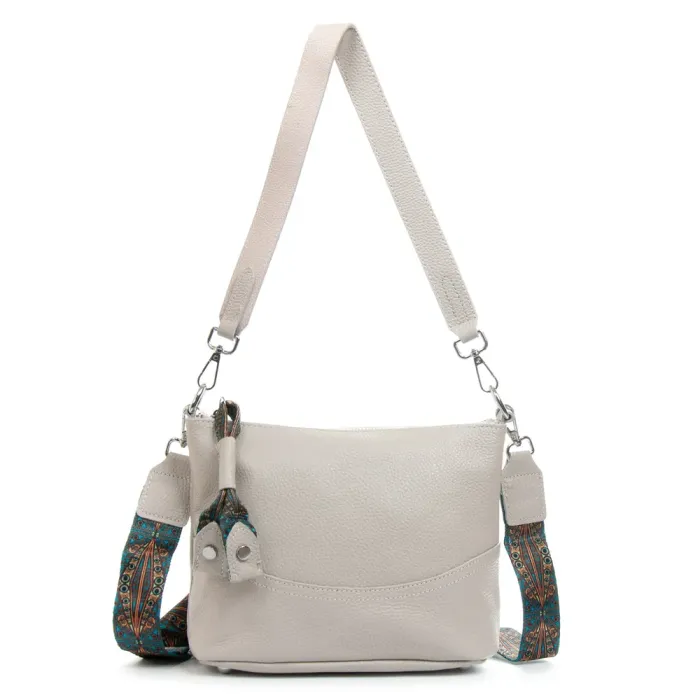 Сумка Класична шкіра ALEX RAI 3012 white