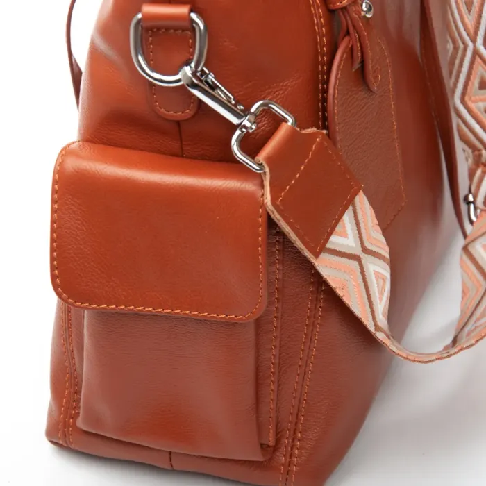 Сумка Женская Классическая кожа ALEX RAI 91008-9 camel