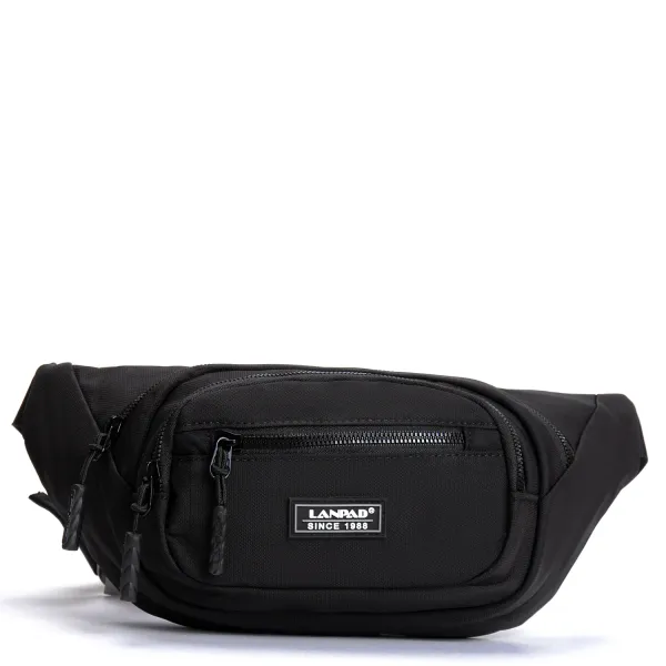 Сумка Мужская На пояс нейлон Lanpad 61057 black
