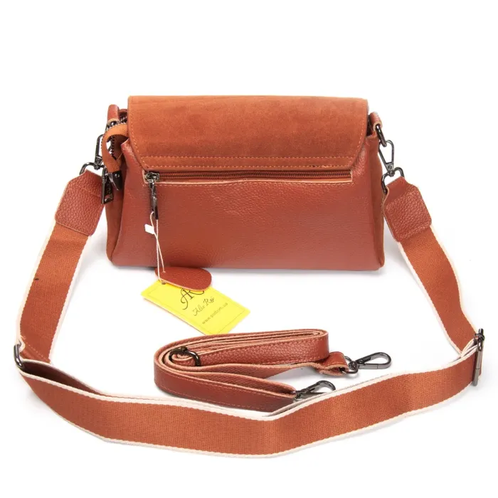 Сумка Женская Классическая замш ALEX RAI 99118 camel