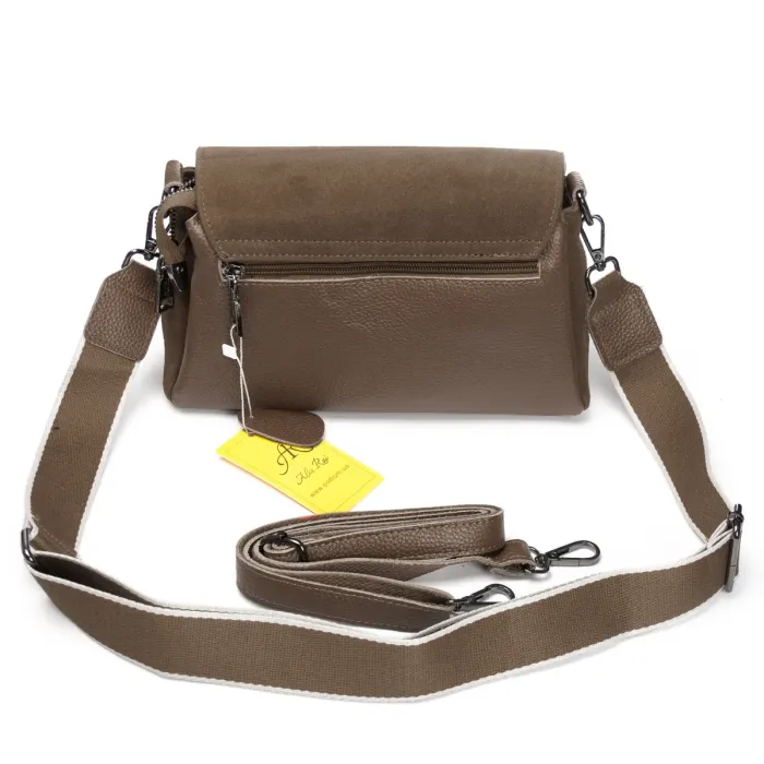 Сумка Женская Классическая замш ALEX RAI 99118 khaki