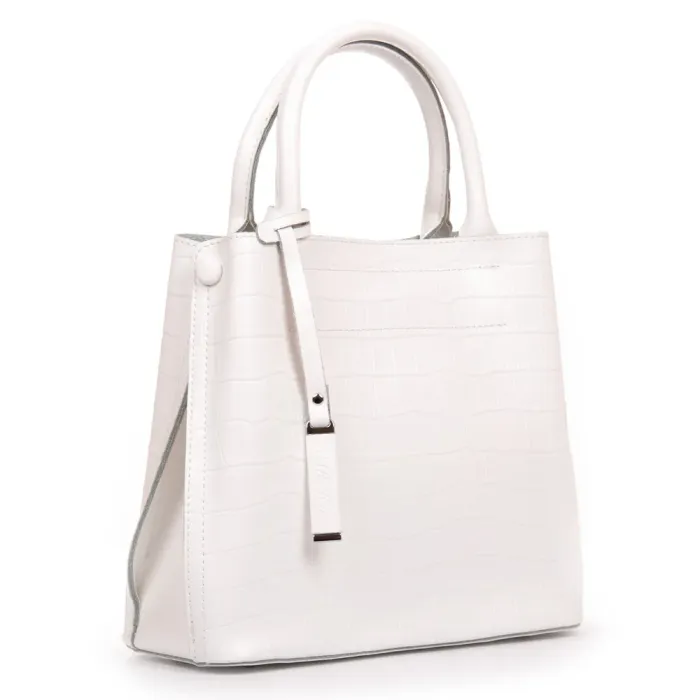 Сумка Класична шкіра ALEX RAI 3012 white