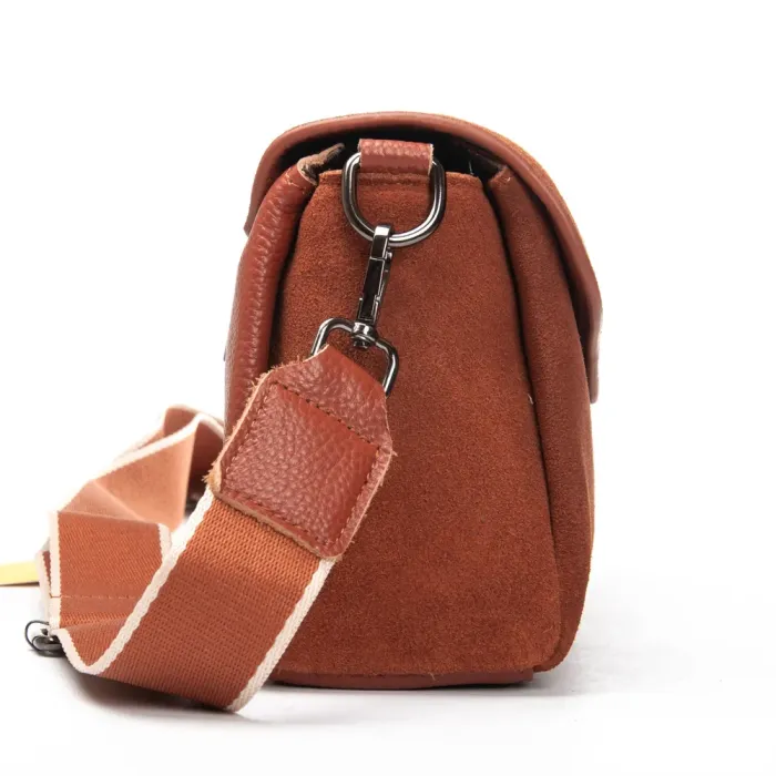 Сумка Женская Классическая замш ALEX RAI 99118 camel