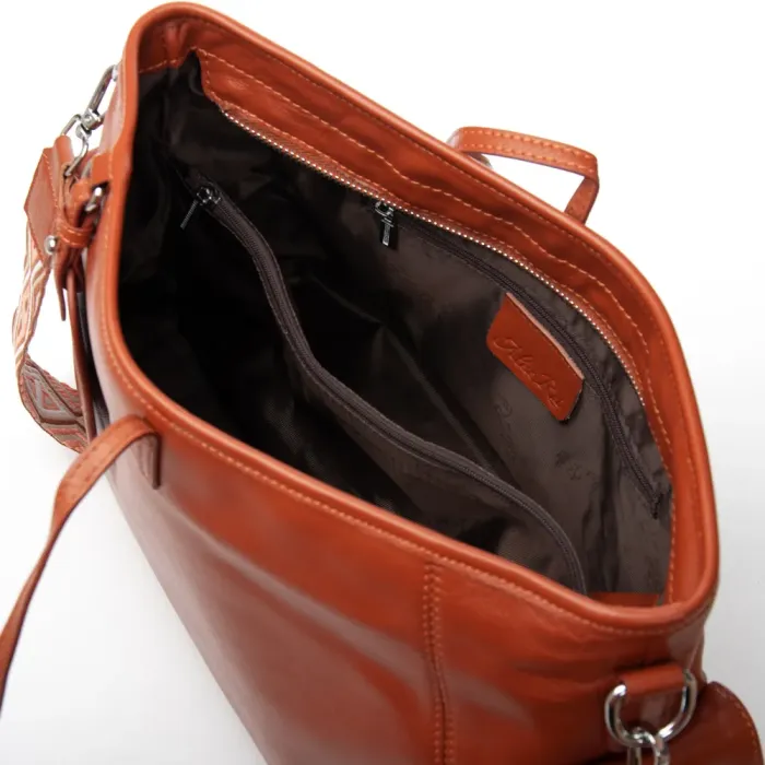 Сумка Женская Классическая кожа ALEX RAI 91008-9 camel