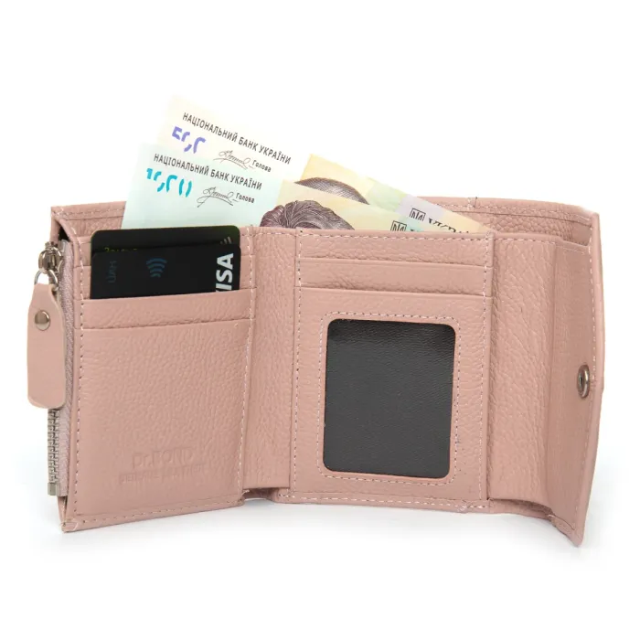 Кошелек Bright Женский кожа DR. BOND WS-20 pink