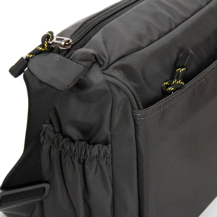 Сумка Мужская На Плечо нейлон Lanpad 8652 grey почтальон