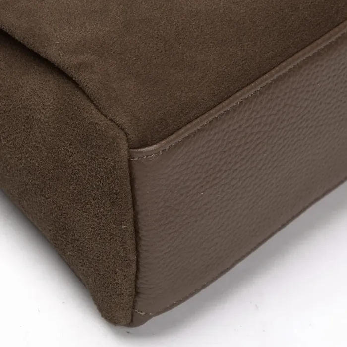 Сумка Женская Классическая замш ALEX RAI 99118 khaki