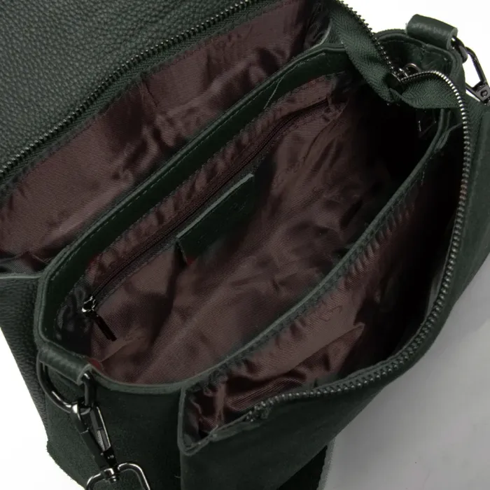 Сумка Женская Классическая замш ALEX RAI 99118 green