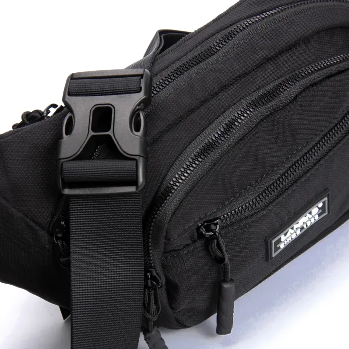 Сумка Мужская На пояс нейлон Lanpad 61057 black