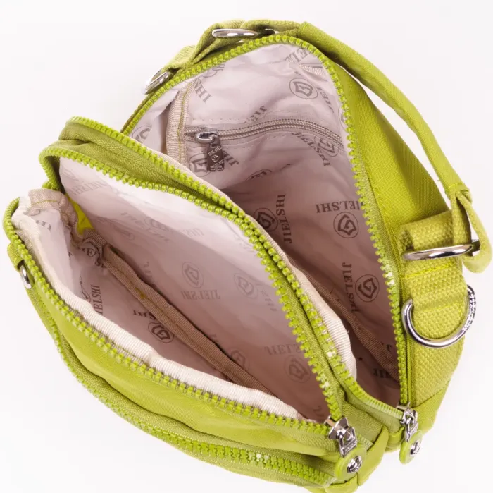 Сумка Женская Текстиль полиамид Jielshi 1130 pea green