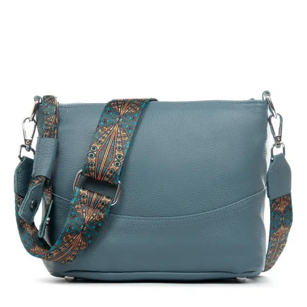 Сумка Женская Классическая кожа ALEX RAI 99120 blue green