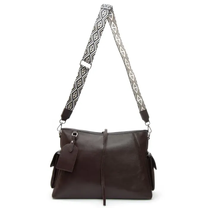 Сумка Женская Классическая кожа ALEX RAI 91008-9 brown