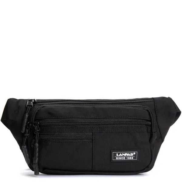 Сумка Мужская На пояс нейлон Lanpad A83033 black