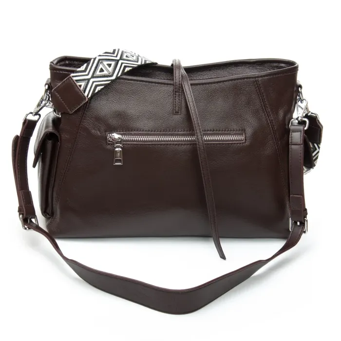 Сумка Женская Классическая кожа ALEX RAI 91008-9 brown