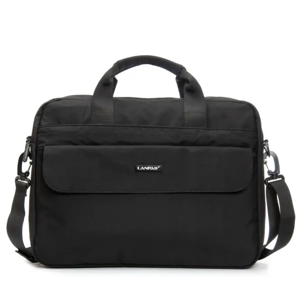 Сумка Мужская Для Ноутбука нейлон Lanpad 63753 black