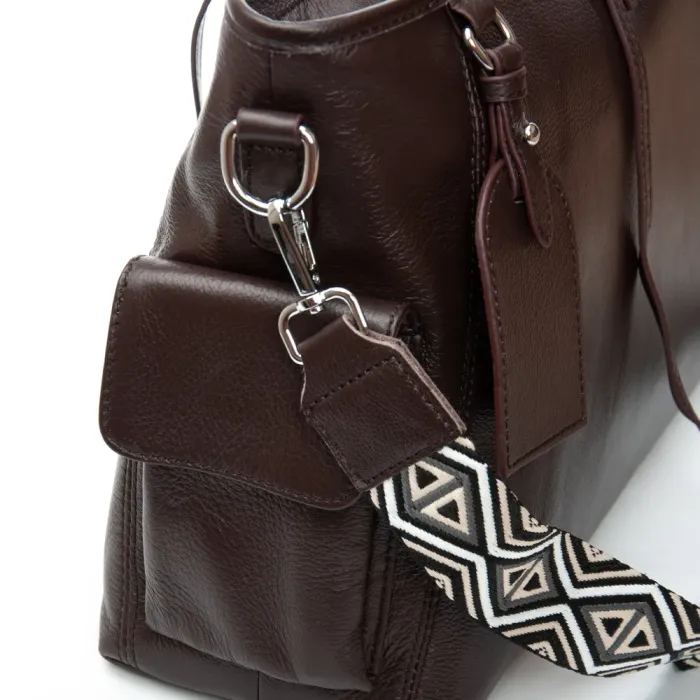 Сумка Женская Классическая кожа ALEX RAI 91008-9 brown