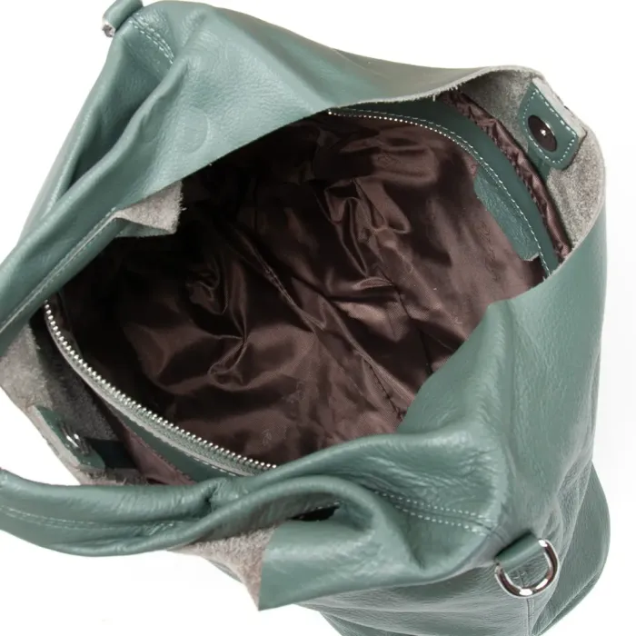 Сумка Женская Классическая кожа ALEX RAI 8915-9 green